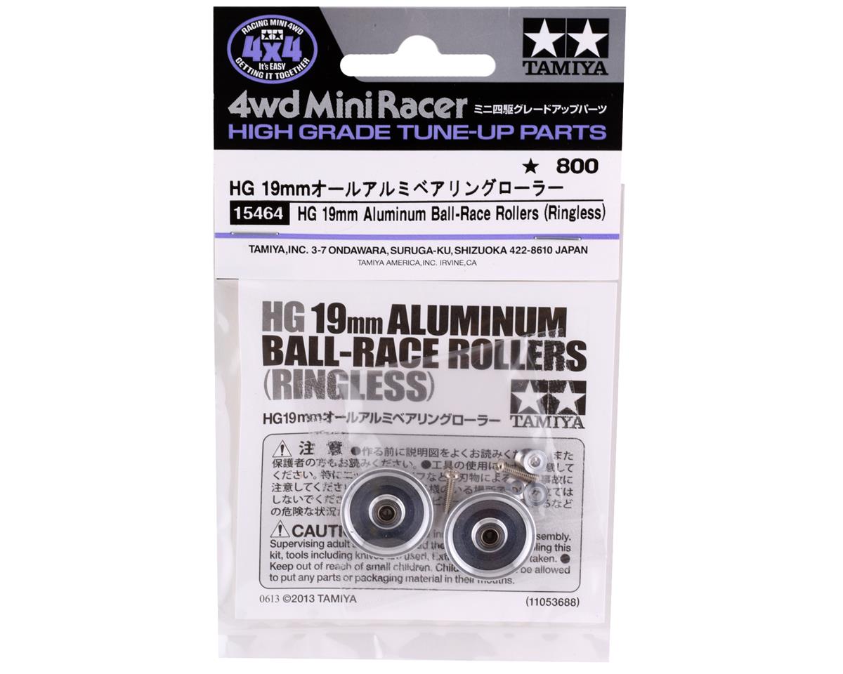 Tamiya HG 19mm Aluminum Ball-Race Rollers (2)