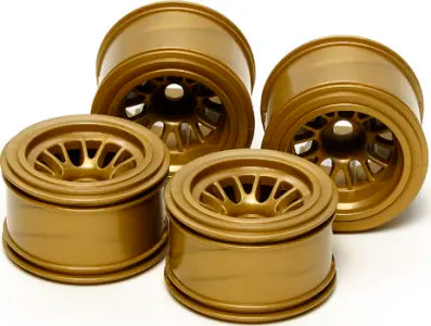 Tamiya F104 Mesh Wheels Set (Gold)