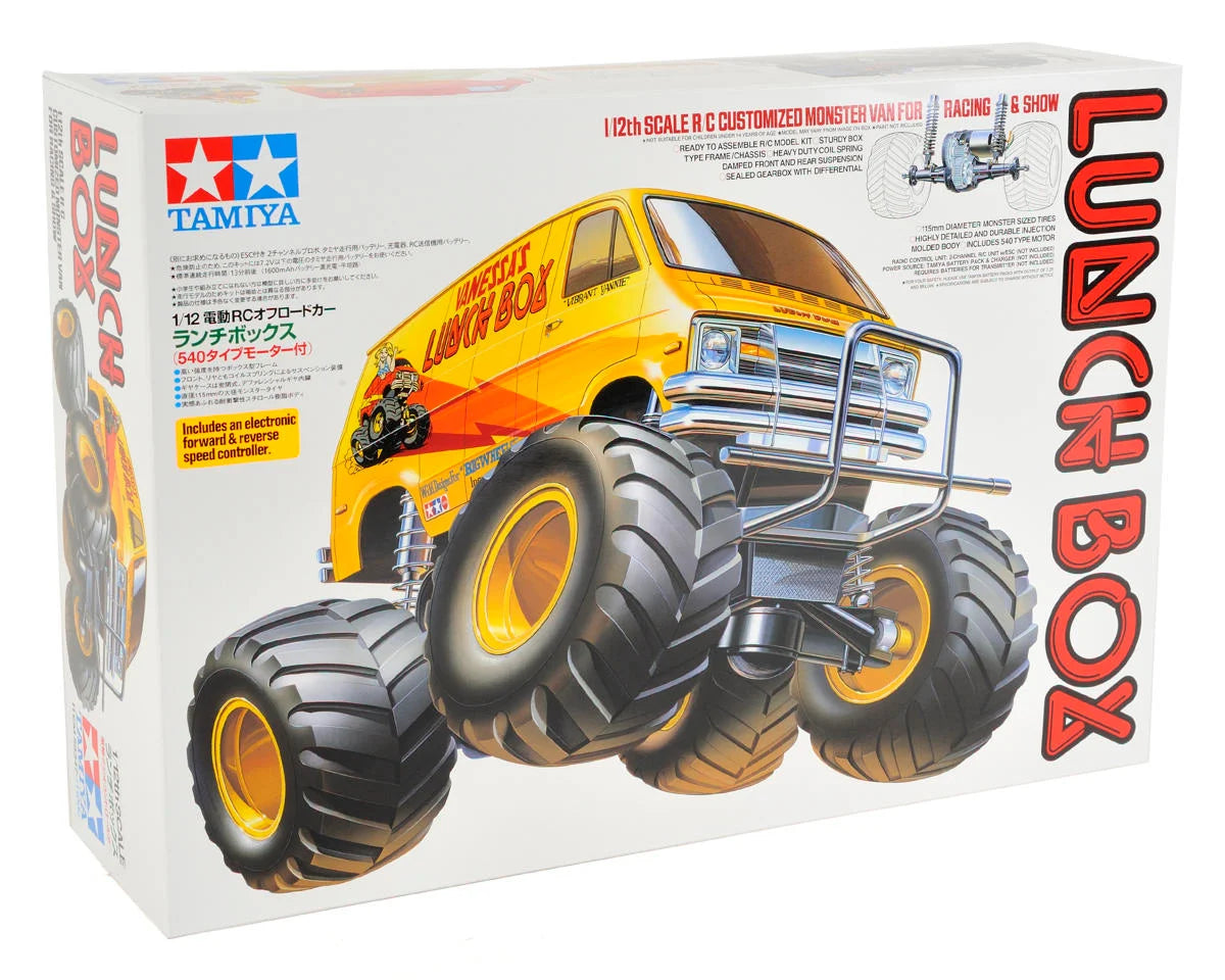 Tamiya Lunch Box 2WD 1/12 Scale CW-01 Monster Truck Kit (Re-Release)