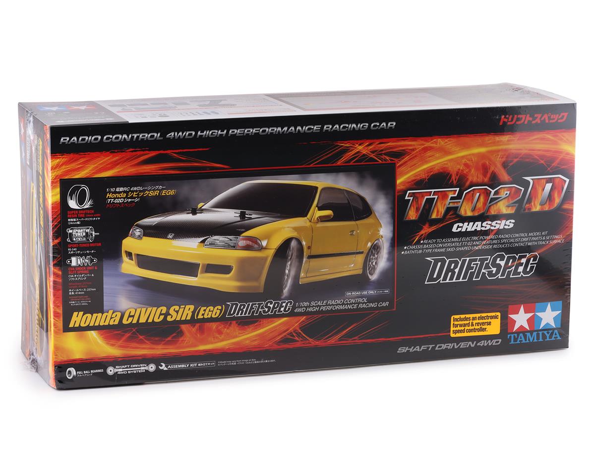 Kit de especificaciones de deriva 1/10 Honda Civic SiR EG6, TT-02D 4WD