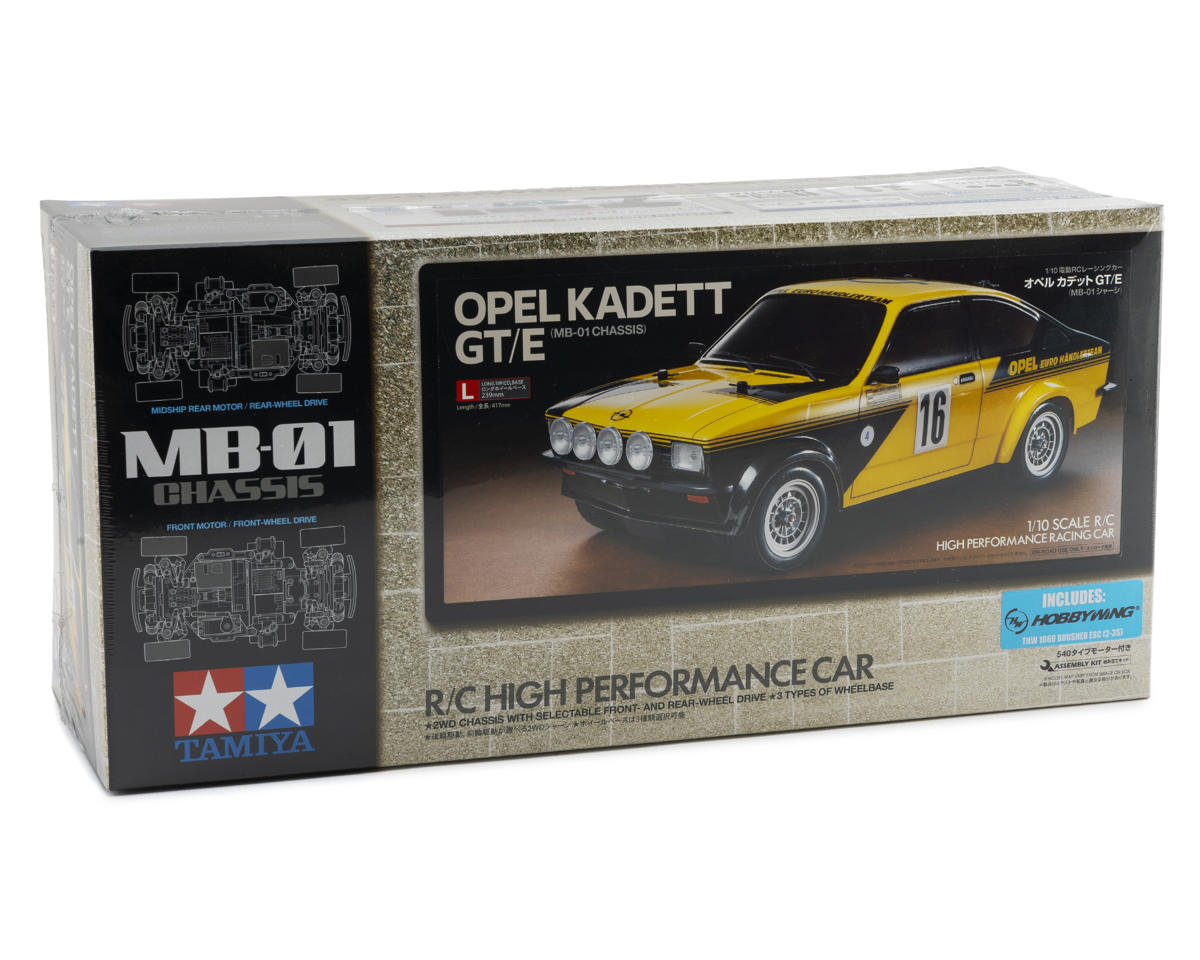 Tamiya Opel Kadett GT/E 1/10 MB-01 On-Road Touring Car Kit (FWD/RWD)