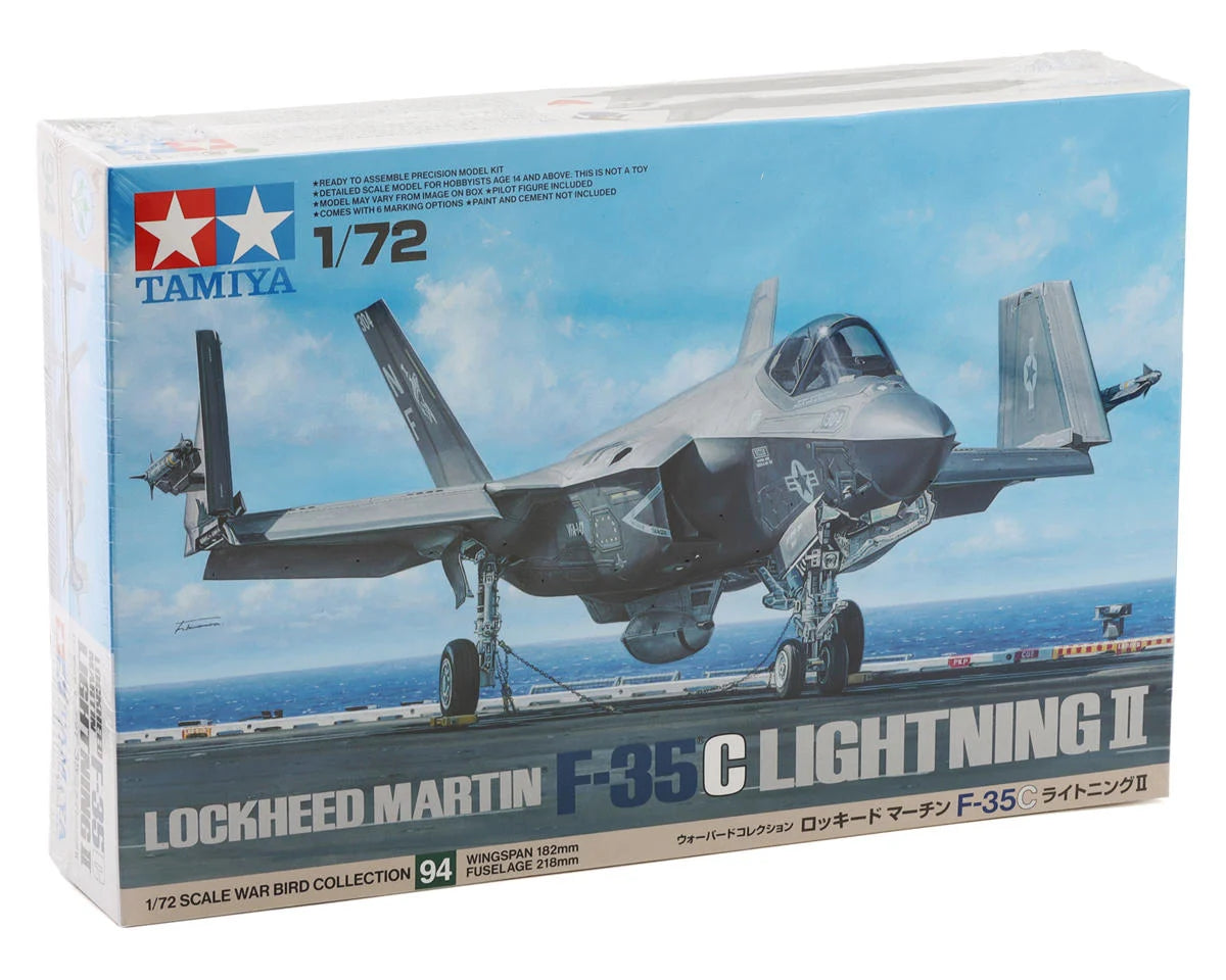 Tamiya 1/72 Lockheed Martin F-35C Lightning II War Bird Plastic Model Kit