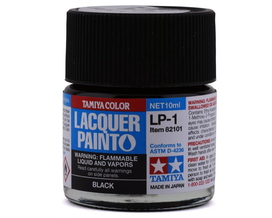 Tamiya Lacquer Paint LP-1 Black (10mL)
