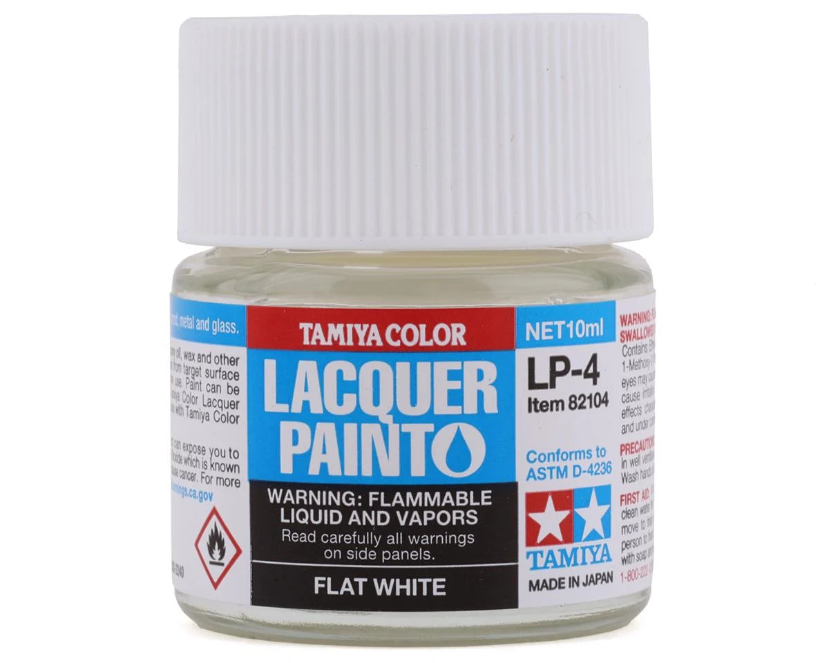 Tamiya Lacquer Paint LP-4 Flat White (10mL)