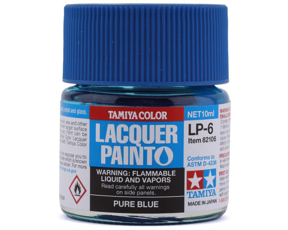 Tamiya Lacquer Paint LP-6 Pure Blue (10mL)
