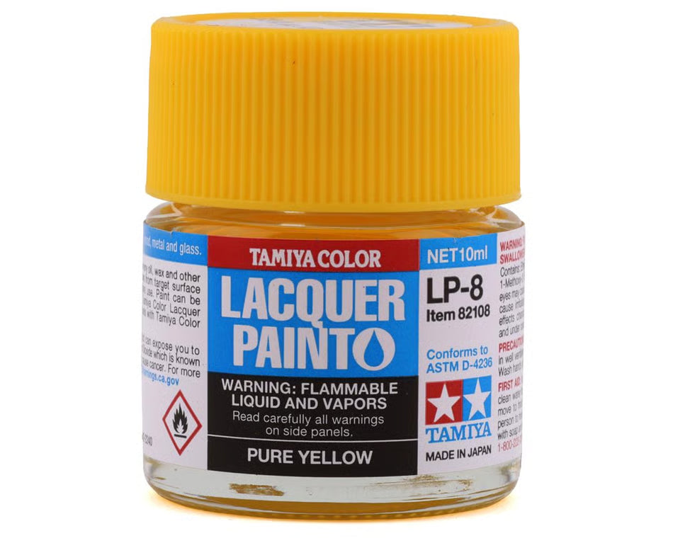 Tamiya Lacquer Paint LP-8 Yellow (10mL)