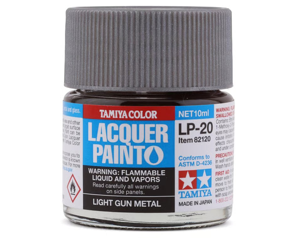 Tamiya Lacquer Paint LP-20 Light Gun Metal (10mL)