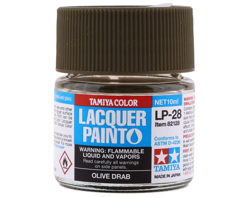 Tamiya Lacquer Paint LP-28 Olive Drab (10mL)