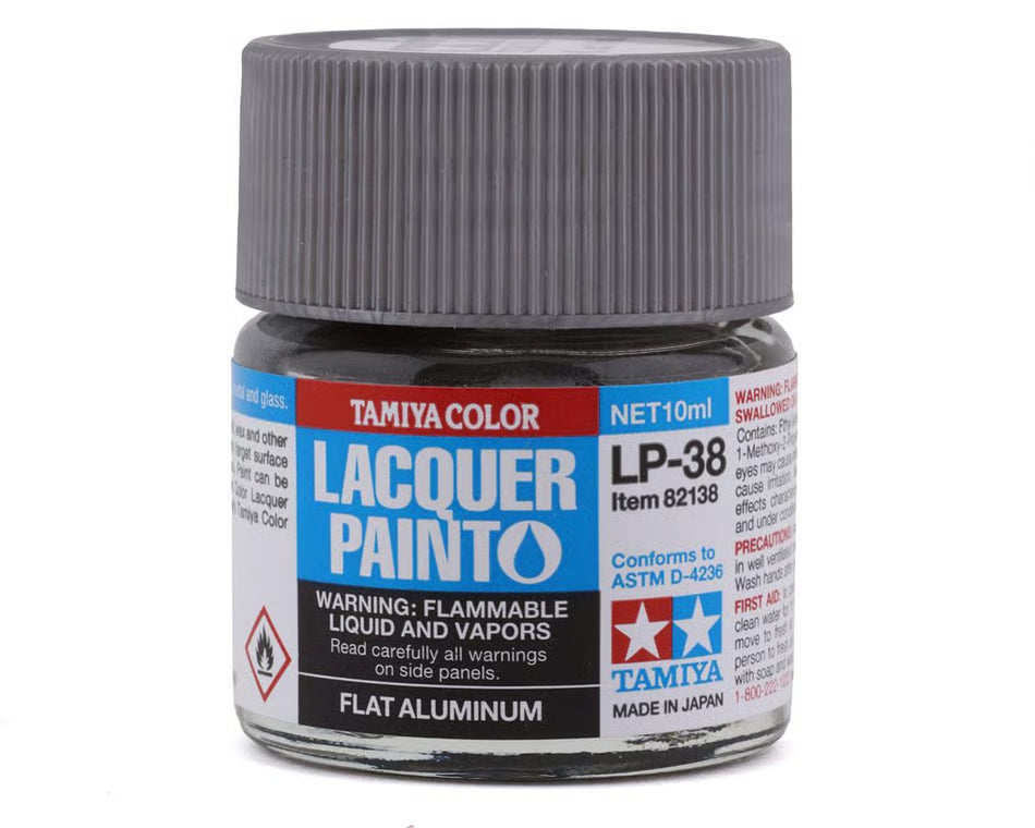 Tamiya Lacquer Paint LP-38 Flat Aluminum (10mL)