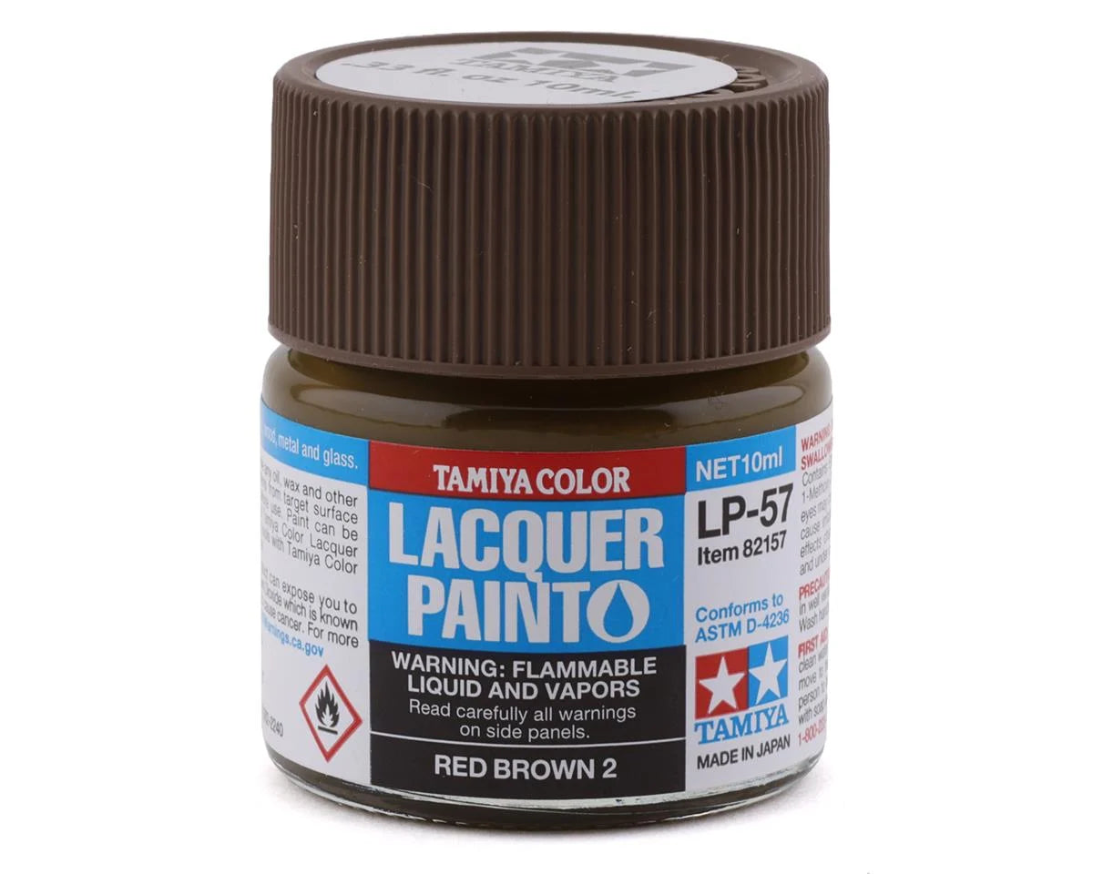 Tamiya Lacquer Paint LP-57 Red Brown 2 (10 mL)