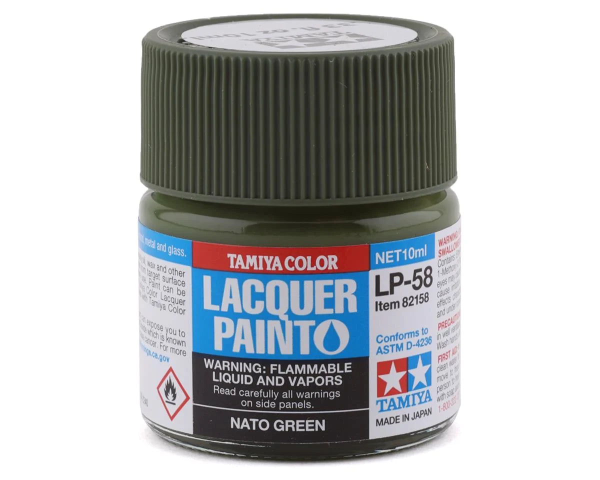 Tamiya Lacquer Paint LP-58 NATO Green (10mL)
