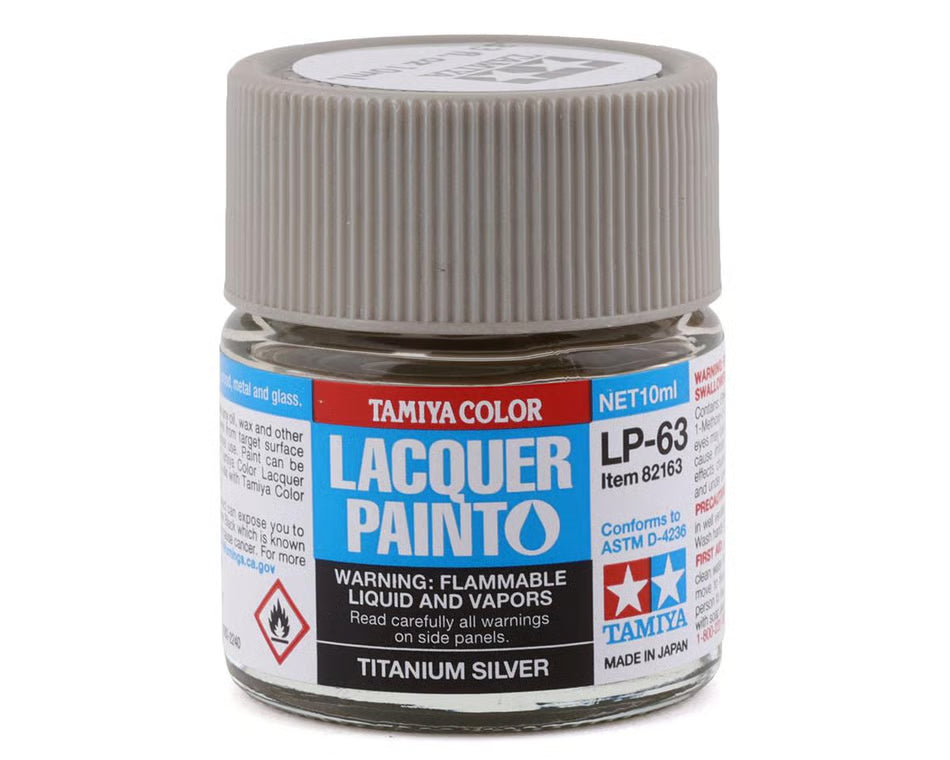 Tamiya Lacquer Paint LP-63 Titanium Silver (10mL)