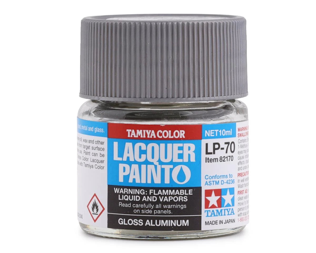 Tamiya Lacquer Paint LP-70 Gloss Aluminum (10mL)