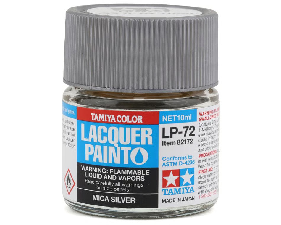 Tamiya Lacquer Paint LP-72 Mica Silver (10mL)