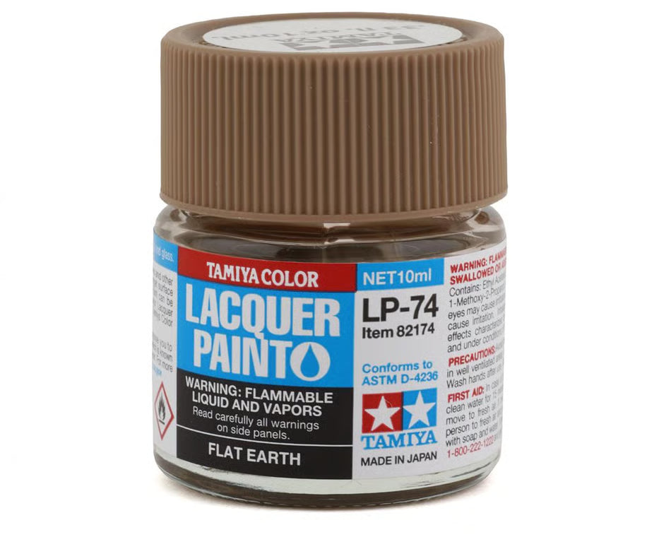 Tamiya Lacquer Paint LP-74 Flat Earth (10mL)
