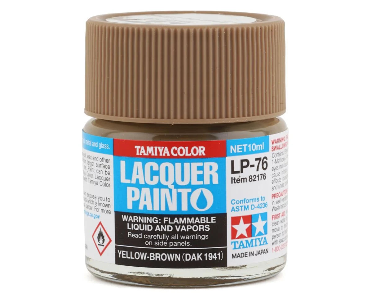 Tamiya Lacquer Paint LP-76 Yellow-Brown DAK 1941 (10mL)
