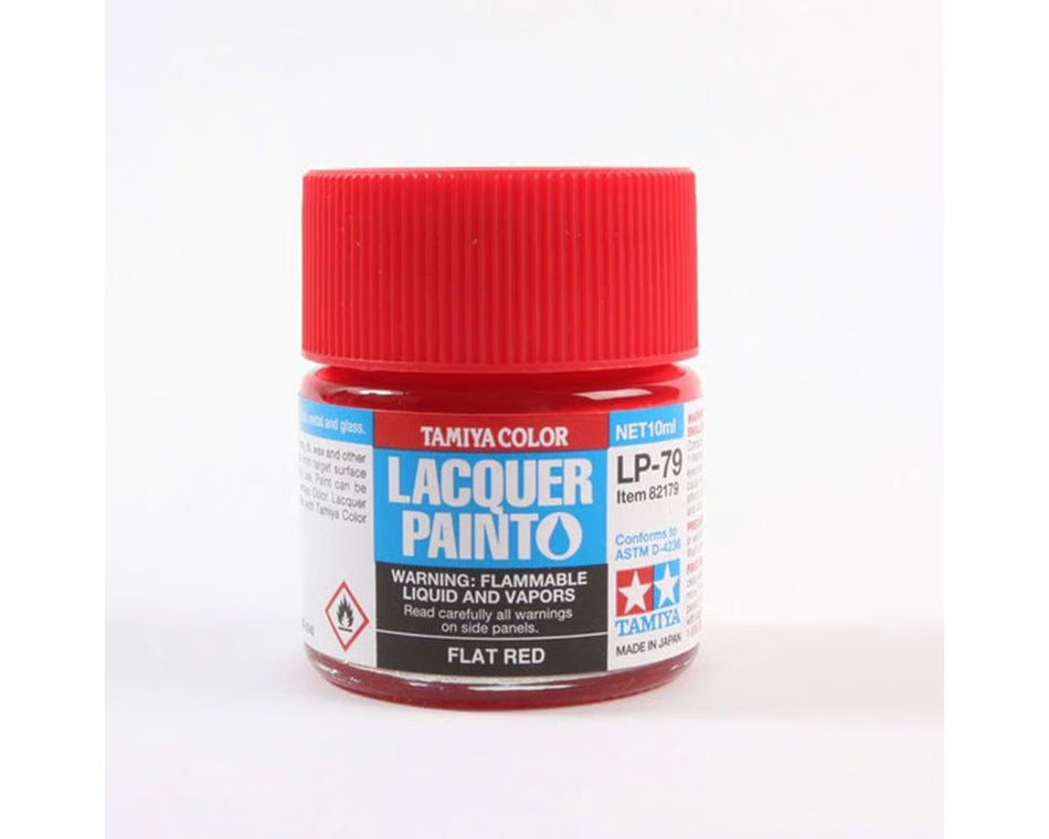 Tamiya Lacquer Paint LP-79 Flat Red (10mL)