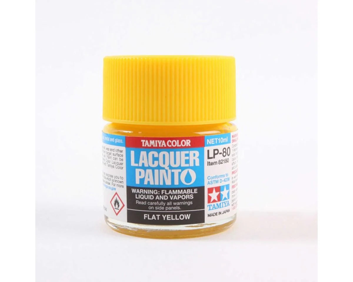 Tamiya Lacquer Paint LP-80 Flat Yellow (10mL)