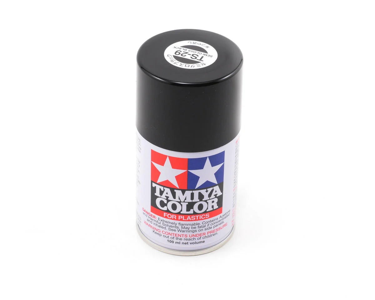 Tamiya Spray Lacquer TS-29 SemiGloss Black (100mL)
