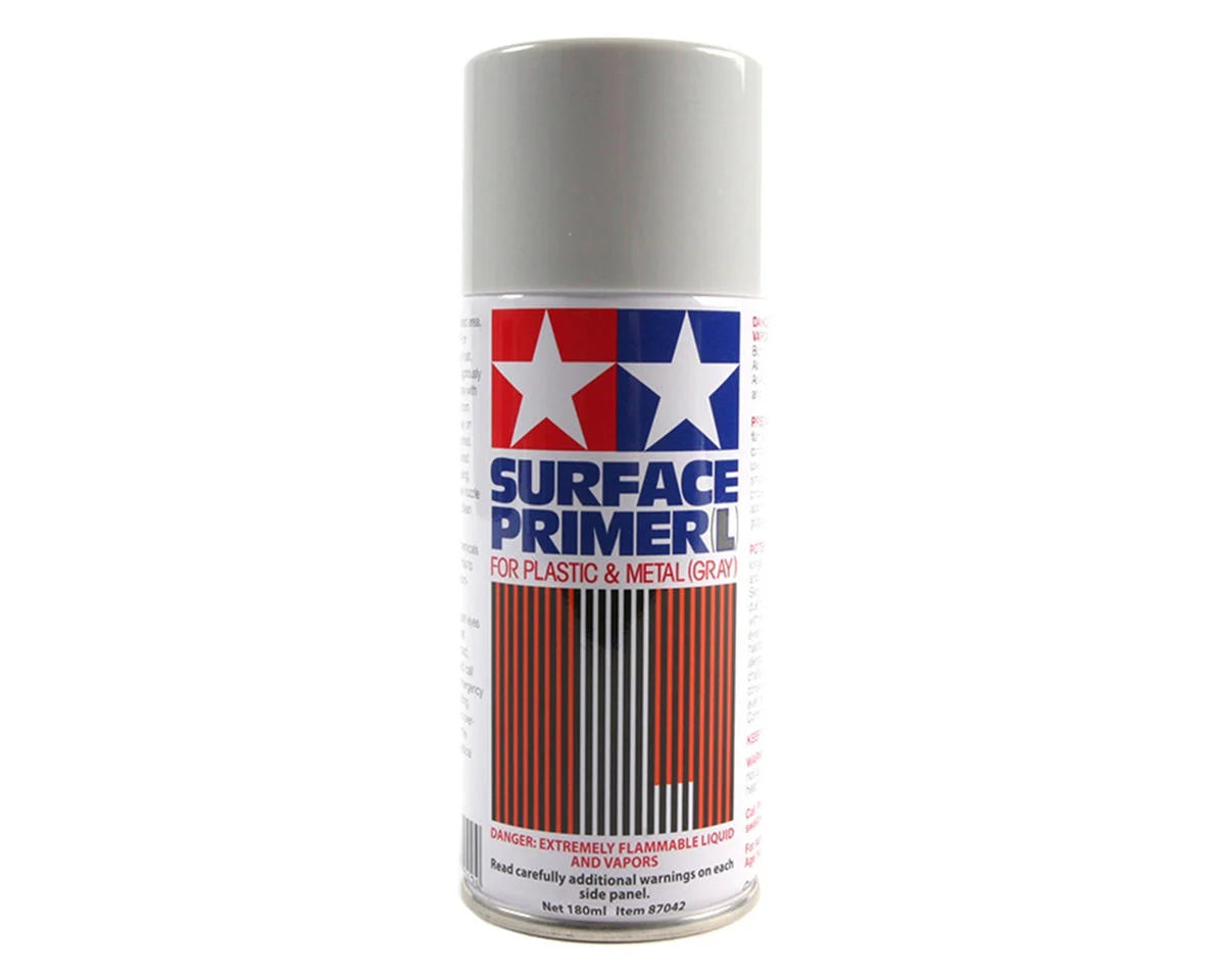 Tamiya Grey Surface Primer Spray Paint (180ml)