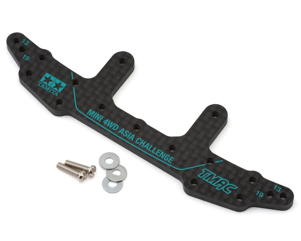 Tamiya JR 3mm HG Carbon Rear Multi Roller Setting Stay (Asia Challenge)