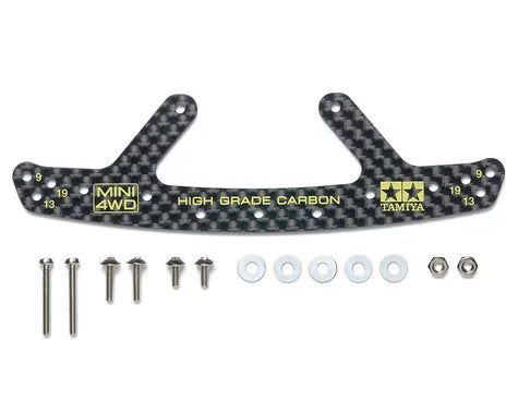 Tamiya Mini 4WD JR HG Carbon Fiber Front Bumper Plate (1.5mm)