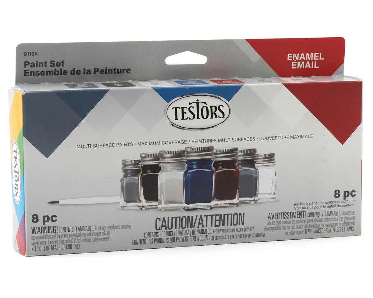 Testors Enamel Paint Kit (6)