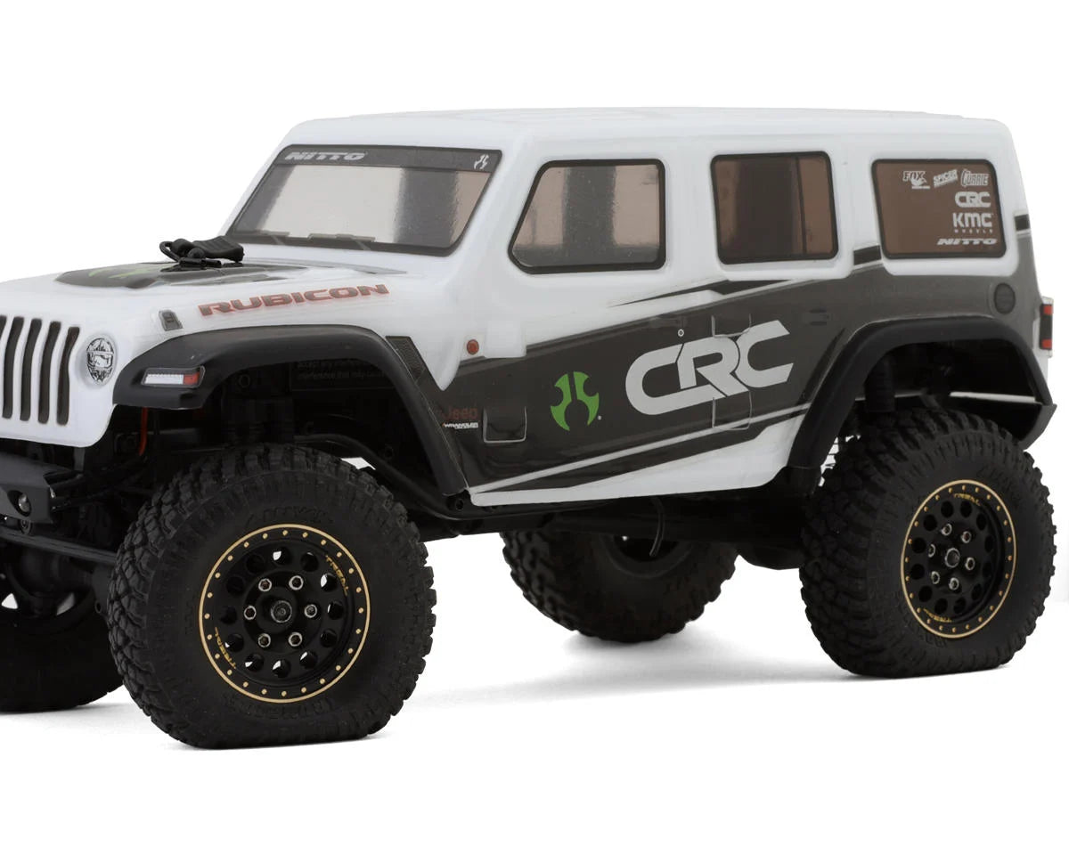 Treal Hobby Type A 1.0" 12-Hole Brass Beadlock Wheels (Black) (40g ea) (4)