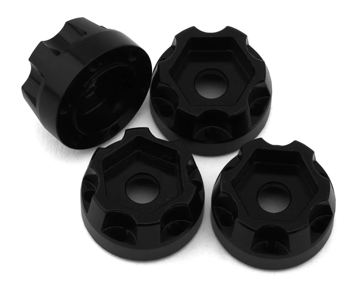 Treal Hobby Type D 1.0" Concave 6-Spoke Beadlock Wheels (Black) (4)