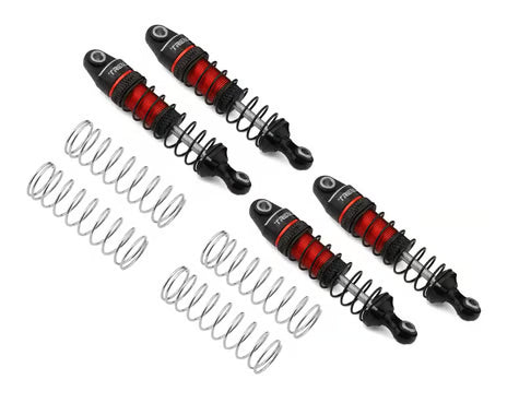 Treal Hobby 53mm Aluminum Threaded Damper Shocks for Traxxas TRX-4M (Red) (4)