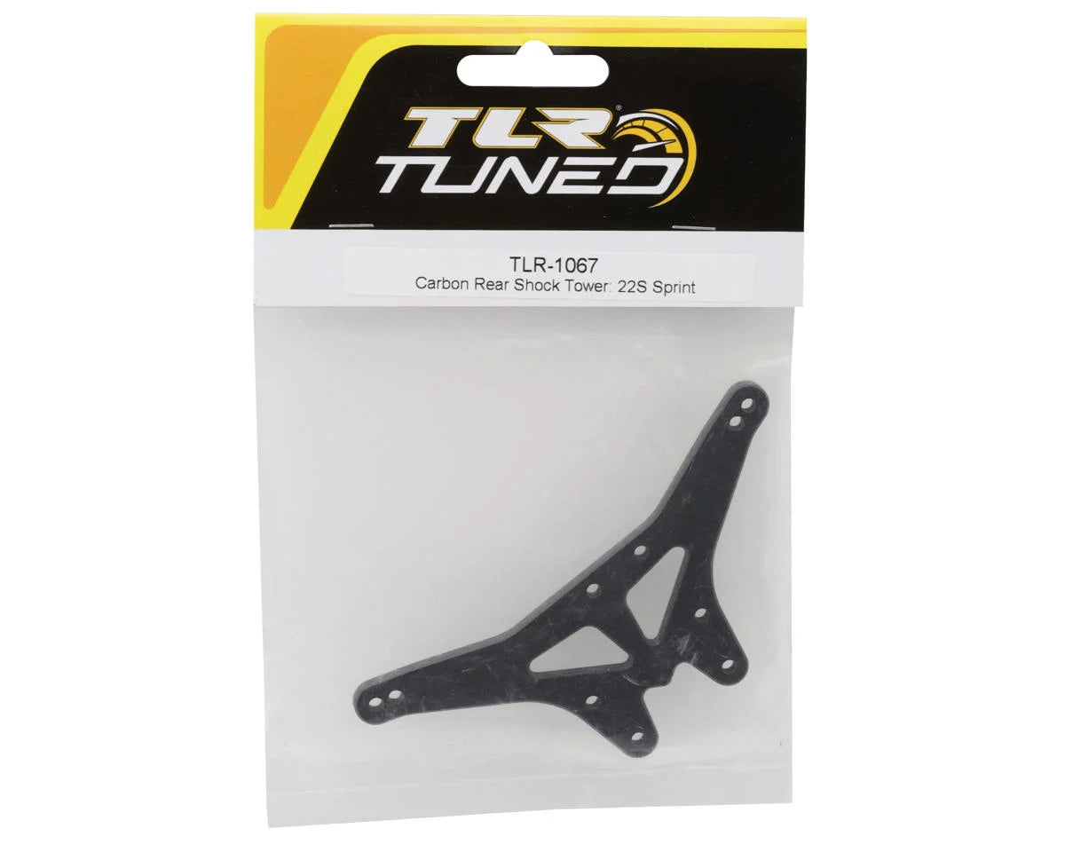 Team Losi Racing Carbon Rear Shock Tower: 22S Sprint