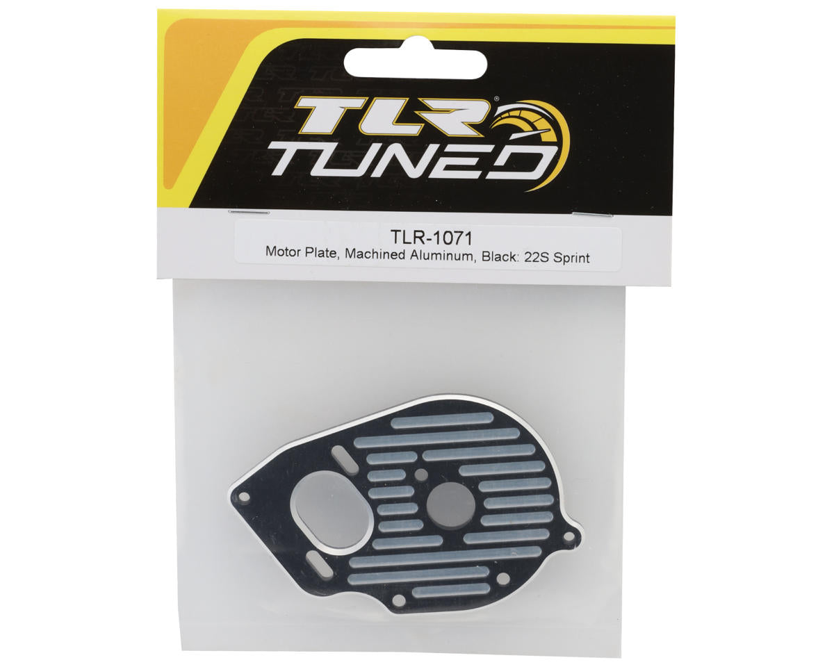 Team Losi Racing 22S Sprint CNC-Machined Aluminum Motor Plate (Black)