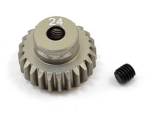 Piñón de aluminio 48P, 24T