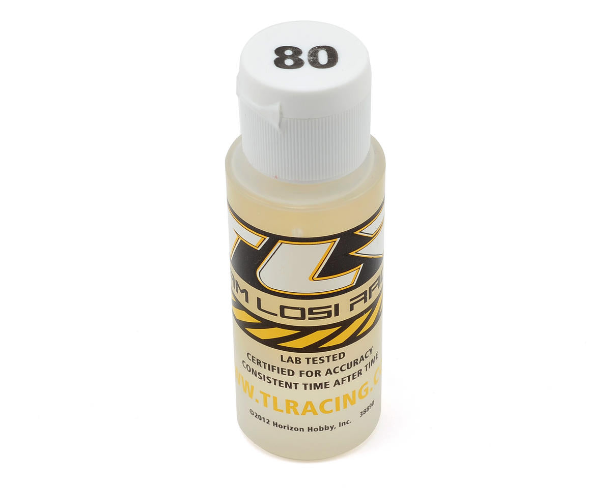 Aceite de choque de silicona, 80wt, 2oz