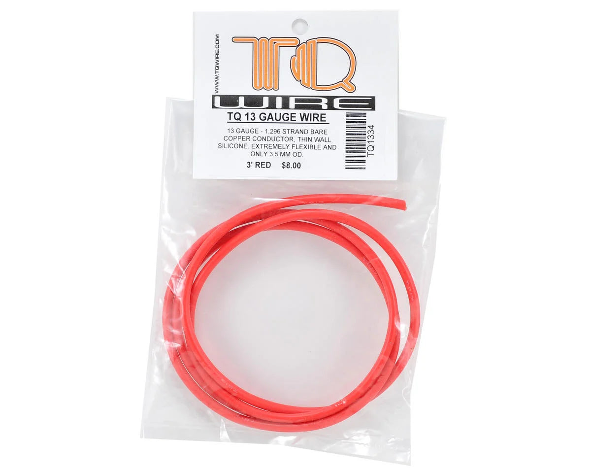 Cable de silicona TQ Wire (negro) (3') (13AWG)