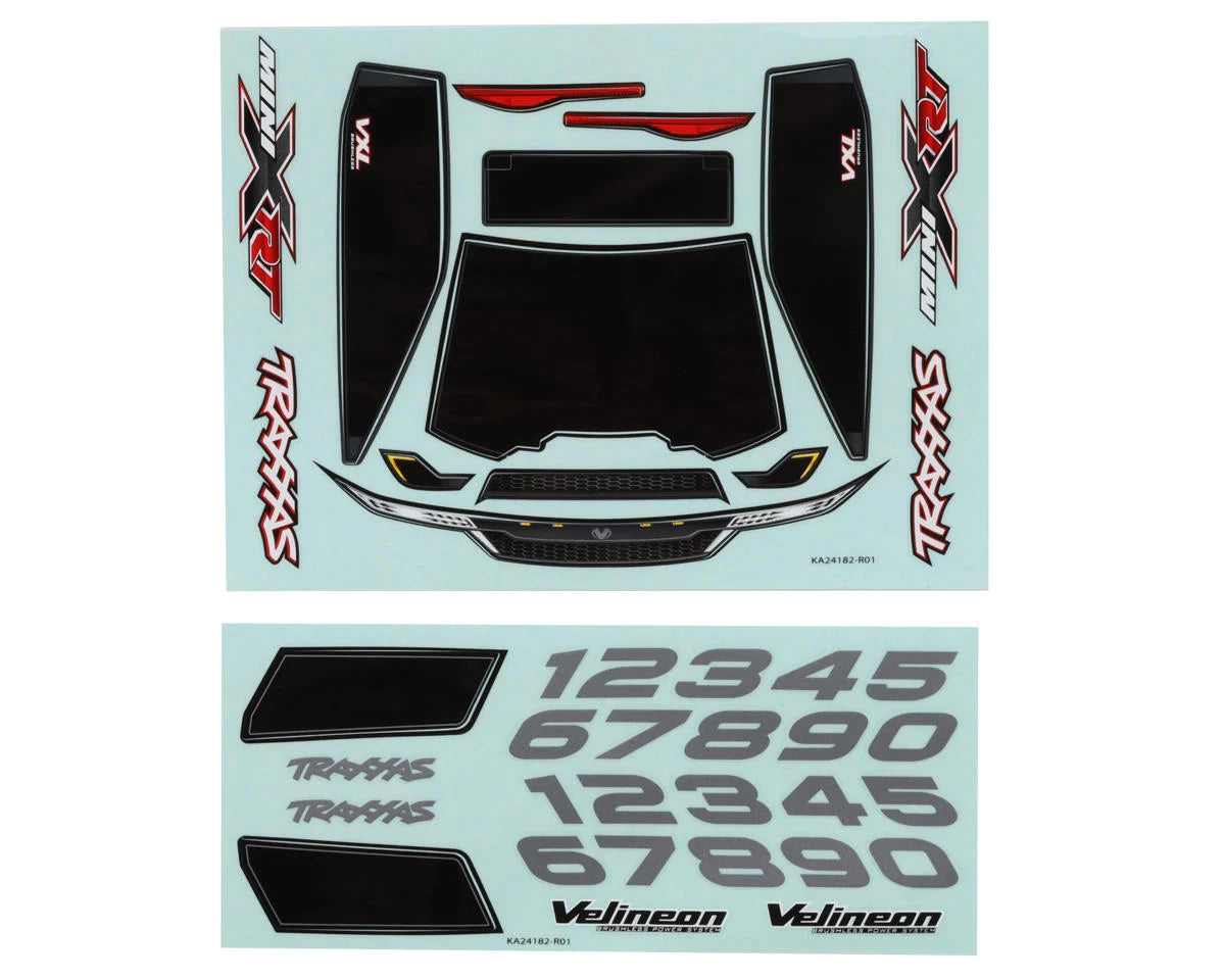 Traxxas Mini XRT® 1/16 ProGraphix® Body Set (Clear) w/Clipless Mounts, Accessories & Decals