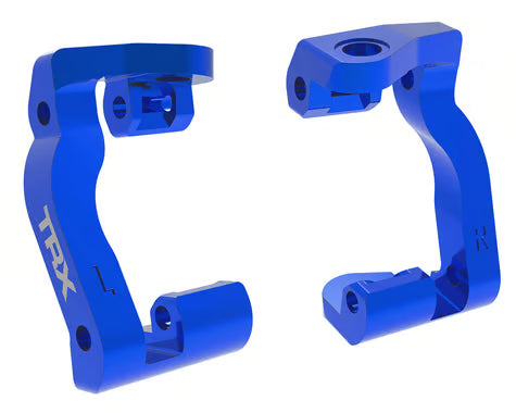 Traxxas Mini Maxx® Aluminum Caster Blocks (Blue)