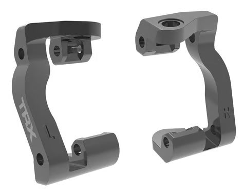 Traxxas Mini Maxx® Aluminum Caster Blocks (Grey) (2)