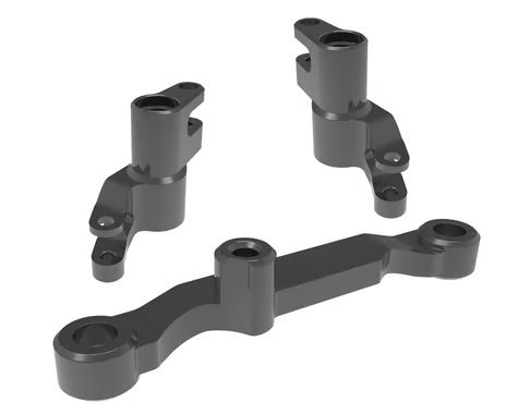 Traxxas Mini Maxx® Aluminum Steering Bellcrank Set (Grey)