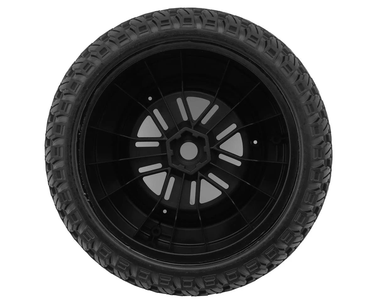 Traxxas Gravix Rear Pre-Mounted Tires w/Funco Wheels (Black) (2)