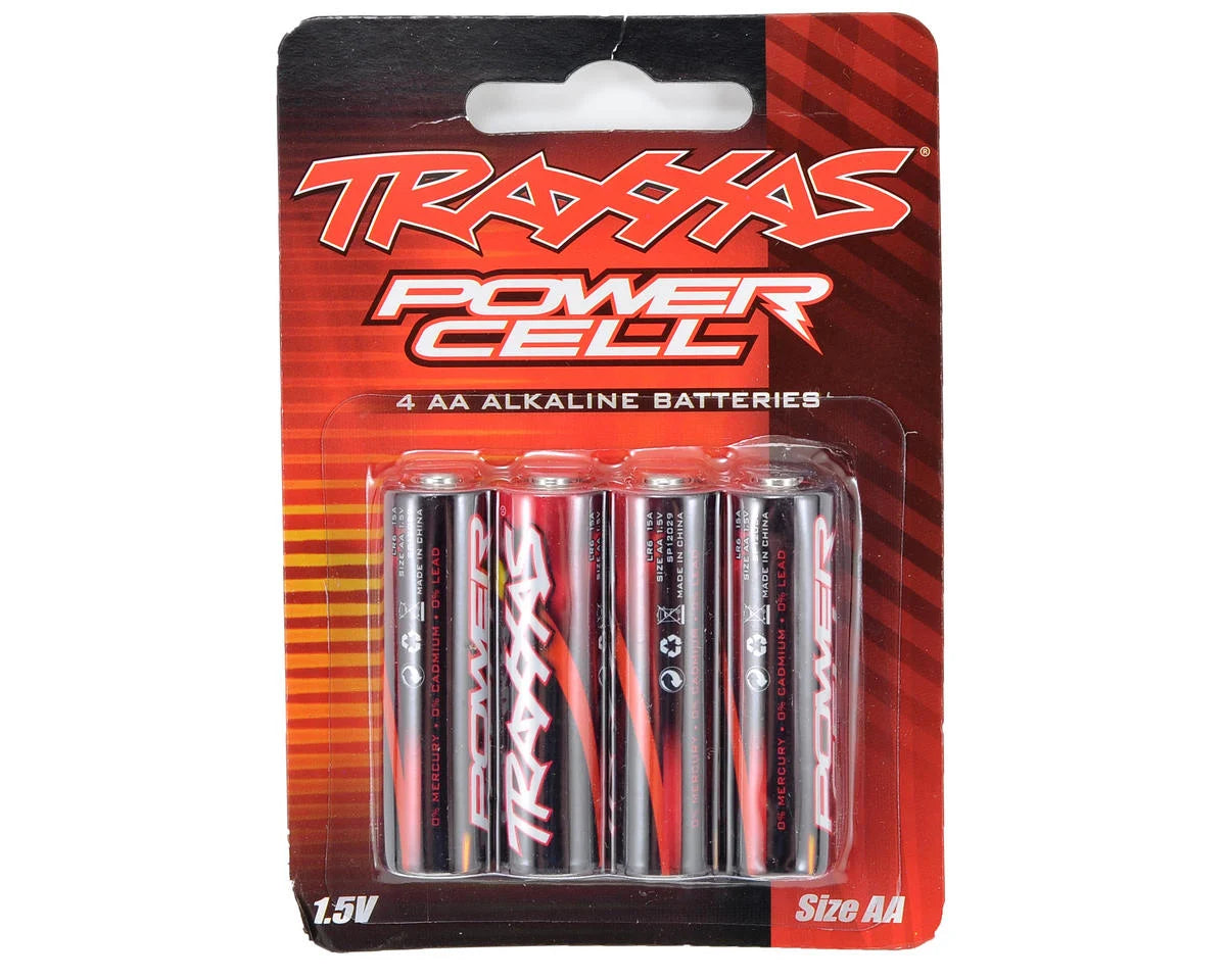 Traxxas Power Cell AA Alkaline Batteries (4)
