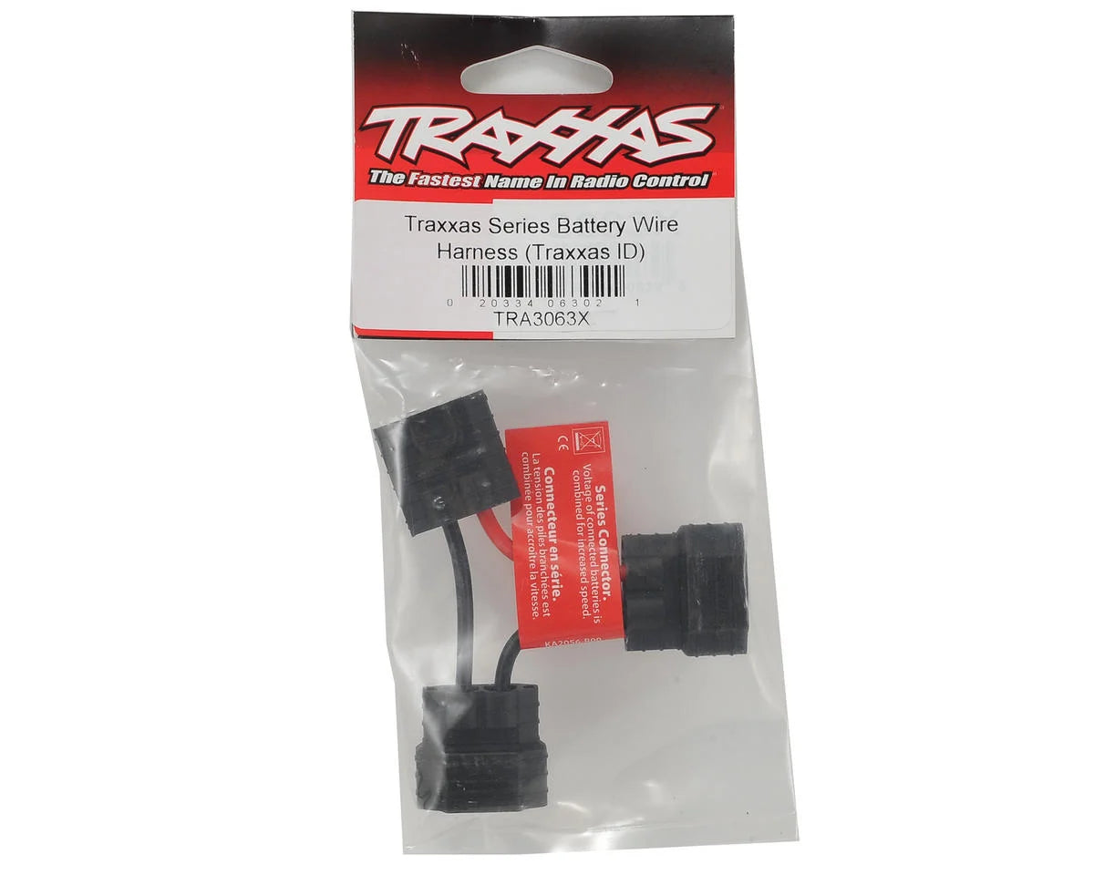 Arnés de cables, conexión de batería en serie (compatible con conector de alta corriente Traxxas, NiMH únicamente)