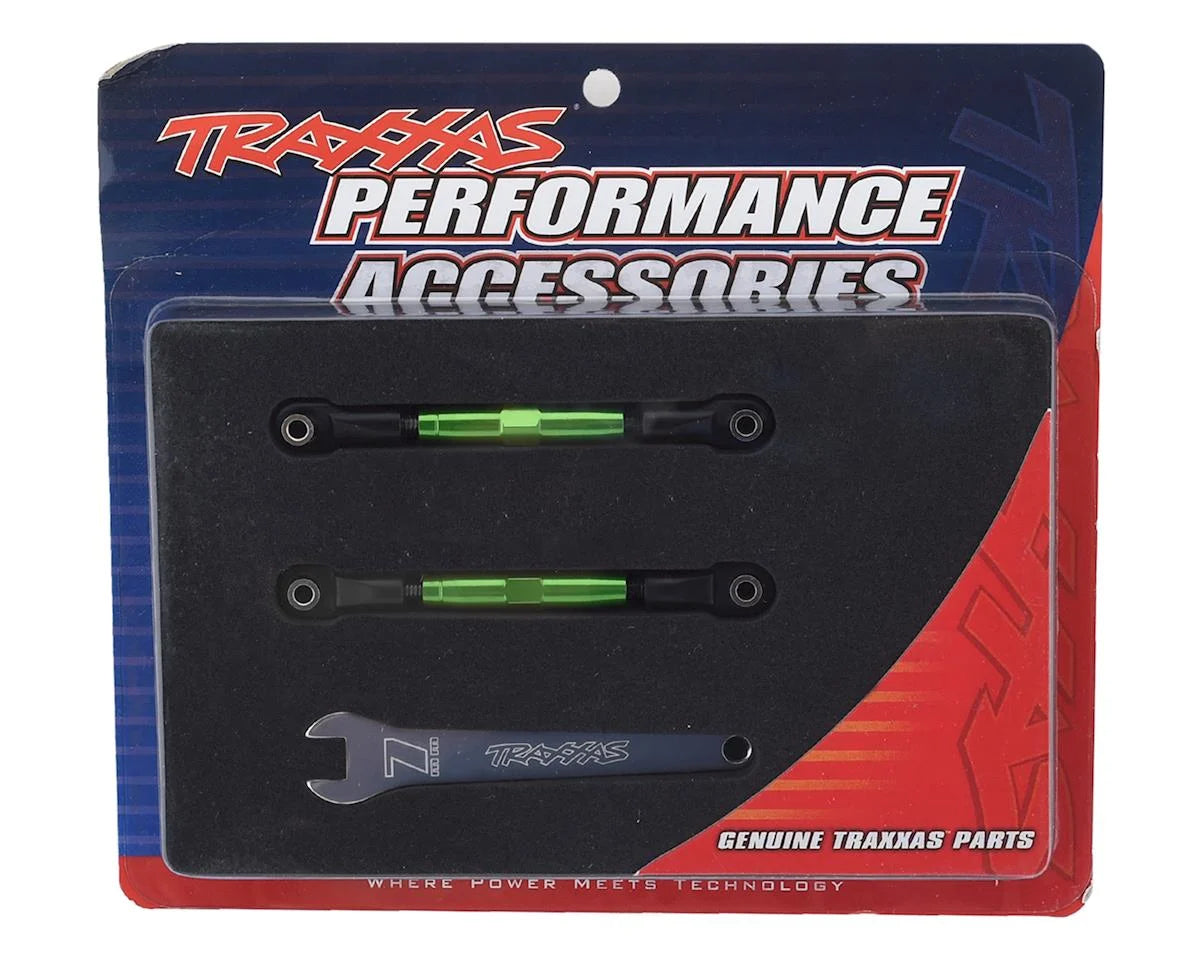 Traxxas Aluminum 39mm Camber Link Turnbuckle (Green) (2)