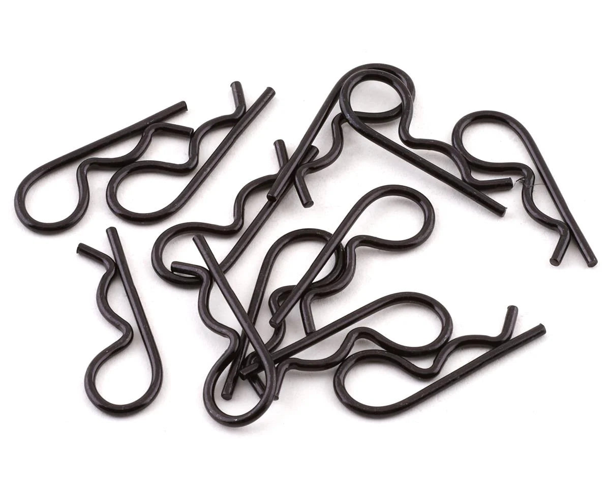 Clips para el cuerpo, resistentes (negros) (12)