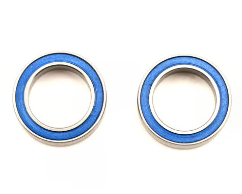 Rodamientos de bolas, sellados de caucho negro (12x18x4mm) (2)