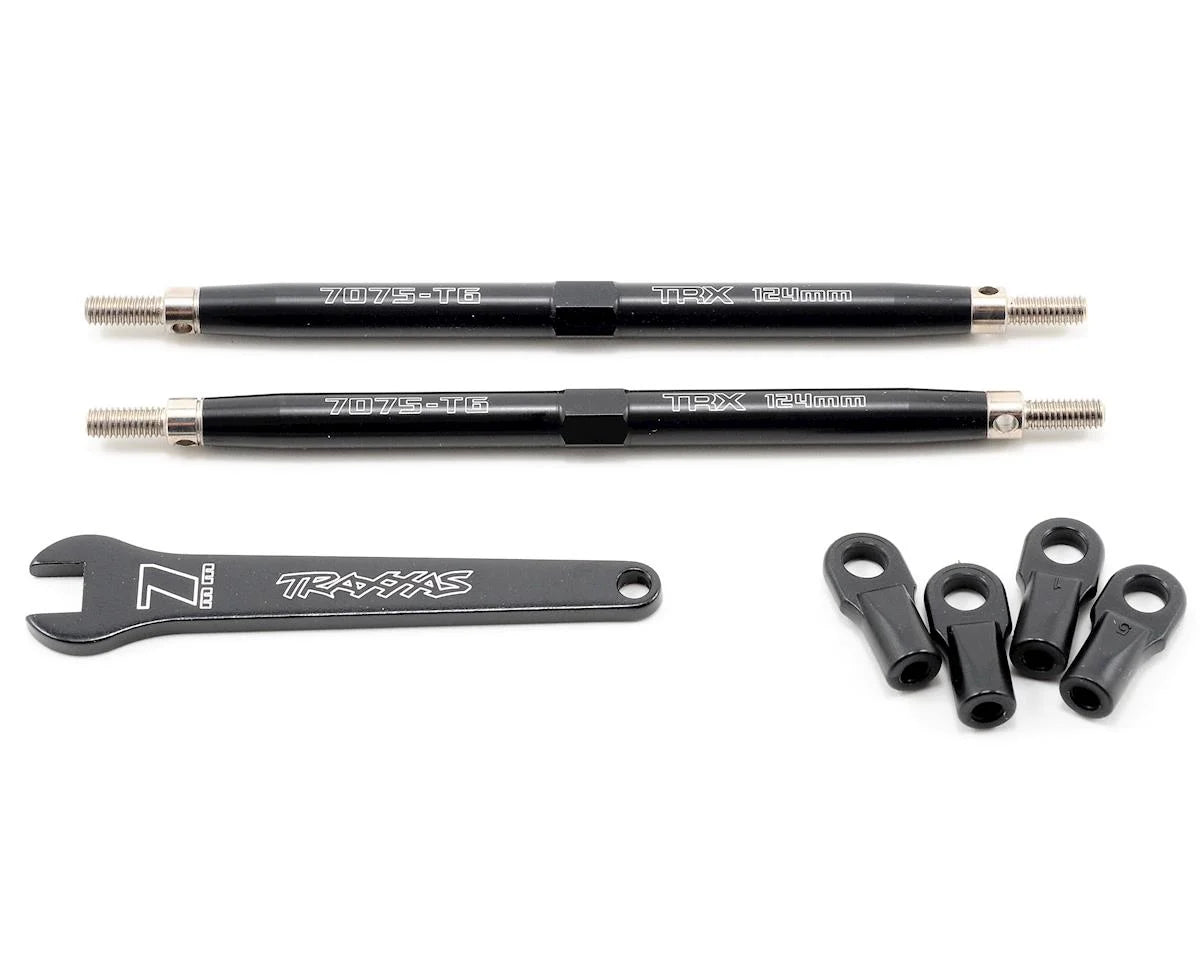 Traxxas Traxxas Rear Aluminum Toe Links (Black) (2)