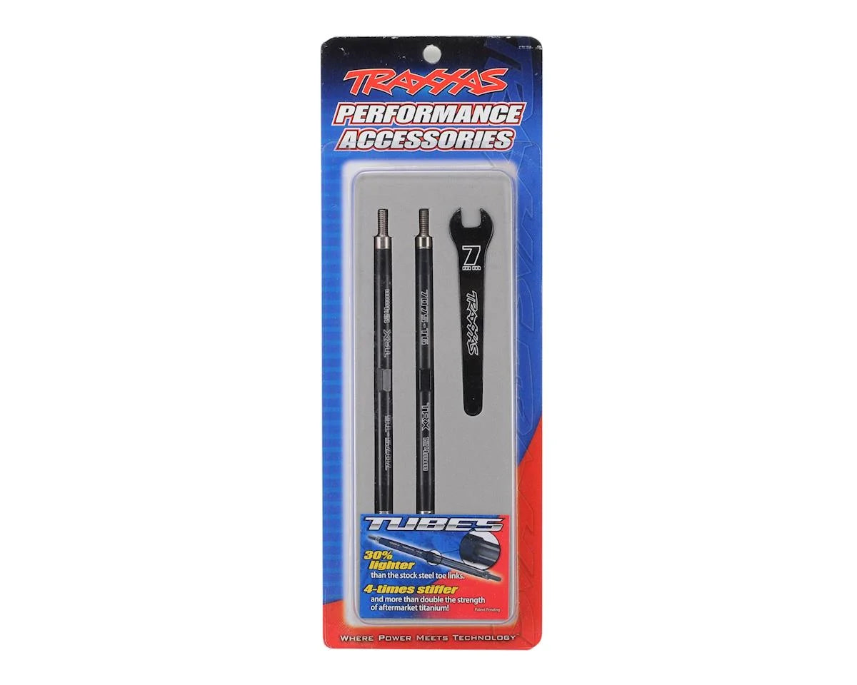 Traxxas Traxxas Rear Aluminum Toe Links (Black) (2)
