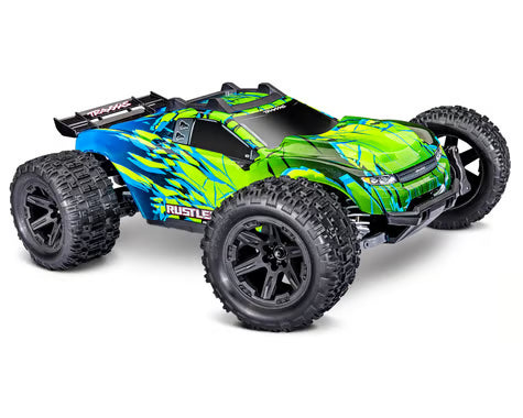 Traxxas Rustler® 4x4 VX3 1/10 RTR 4WD Brushless Stadium Truck (Red) w/VX3 ESC, TQi™ Sport 2.4GHz Radio & TSM®
