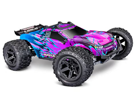 Traxxas Rustler® 4x4 VX3 1/10 RTR 4WD Brushless Stadium Truck (Red) w/VX3 ESC, TQi™ Sport 2.4GHz Radio & TSM®