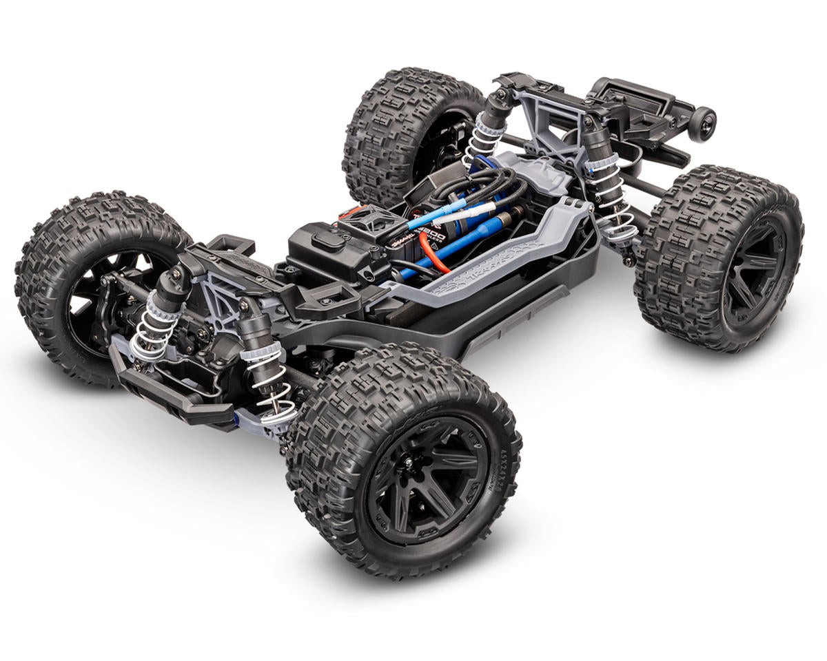 Traxxas Rustler® 4x4 VX3 1/10 RTR 4WD Brushless Stadium Truck (Red) w/VX3 ESC, TQi™ Sport 2.4GHz Radio & TSM®